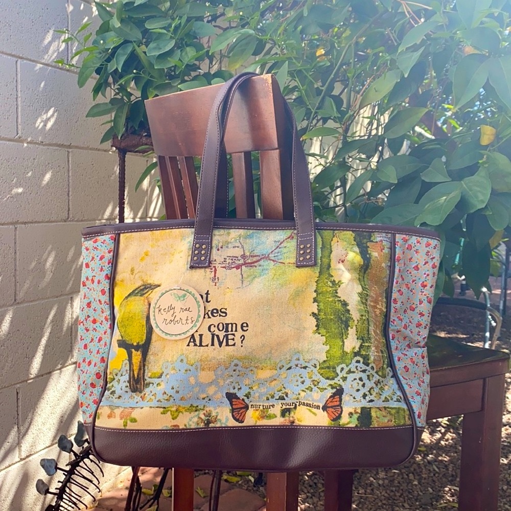 Kelly Rae Roberts Come Alive Tote Bag NWT
